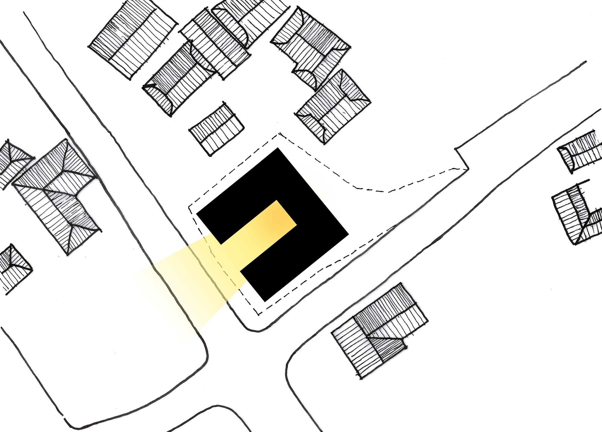 2. Emprunter l'agencement d'une maison traditionnelle, ouvrir le volume vers le jardin