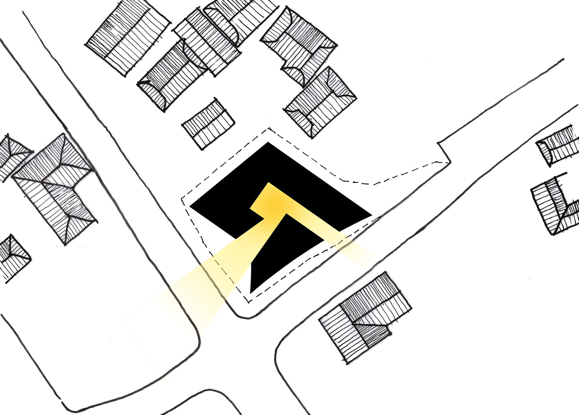 3. Séparation fonctionnelle des masses et création du patio